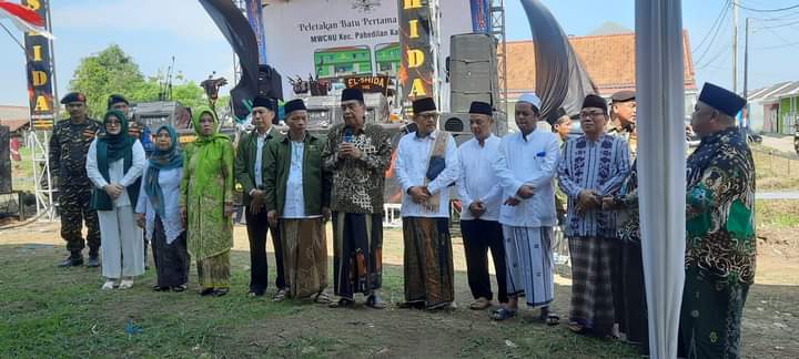 Peletakan Batu Pertama Pembangunan Gedung Nu Center Mwc Nu Kecamatan