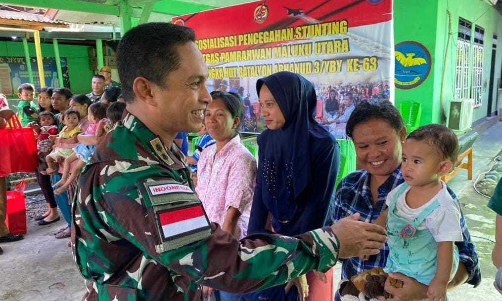 Rangkaian Hut Ke Satgas Pamrahwan Yonarhanud Yby Berikan Tali