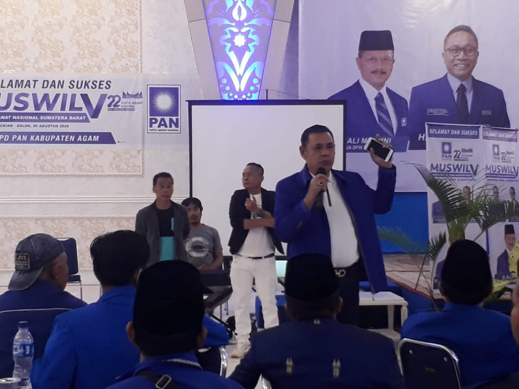 Walau Singkat, Muswil Ke-V DPW PAN Sumbar Sukses Dilaksanakan