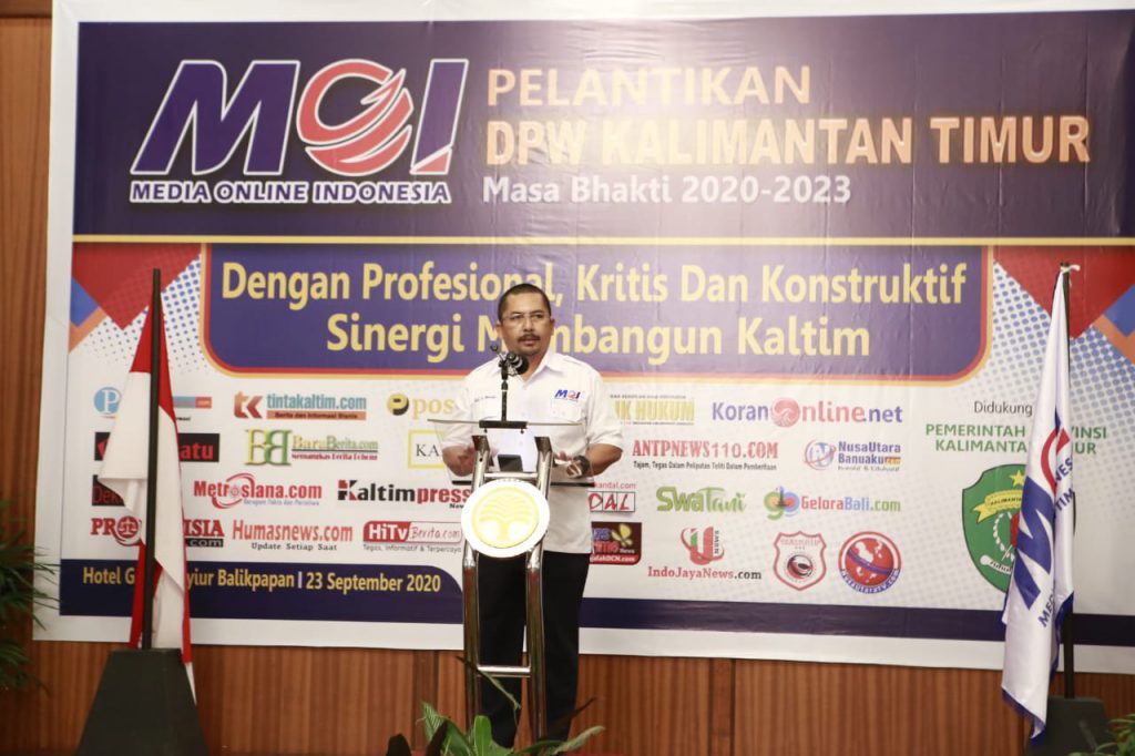Gubernur Kalimantan Timur, Hadiri Acara Pelantikan Pengurus DPW MOI