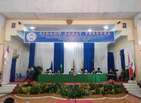 Acara Wisudawan/i IKIP Gunungsitoli Dihadiri Bupati Nias.