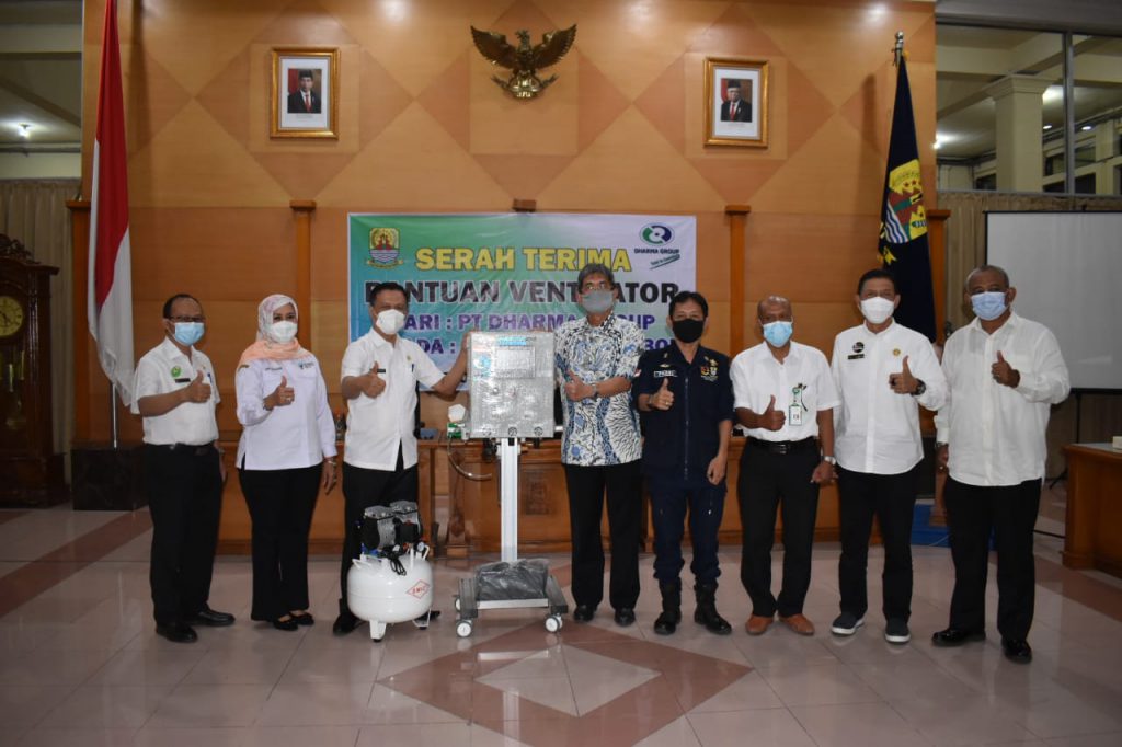 Pemkab Cirebon Terima Bantuan Empat Ventilator
