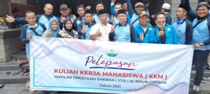 LP3M STID Al Biruni Cirebon: Lepas Peserta Mahasiswa KKM Sebanyak 81 Mahasiswa Tahun 2021.