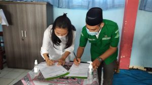 Nota kesepakatan Pimpinan Cabang Gerakan Pemuda Ansor Jakarta Selatan Dan Gerakan Revolusi Pemuda ( Garuda )