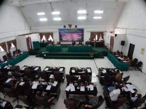 DPRD Kabupaten Toba Menggelar Rapat Paripurna Dengan Agenda LPJ Bupati